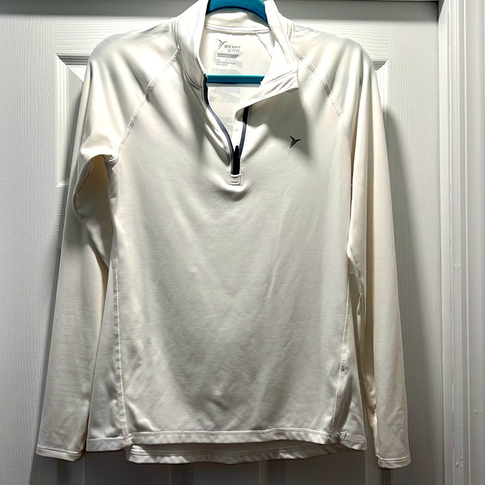 Women’s long sleeve 3/4 zip dry fit shirt